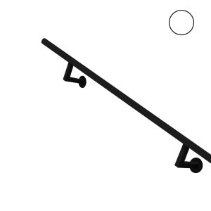 stalen trapleuning rond