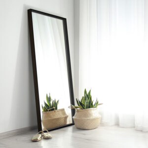 Stalen spiegel 40 x 120 cm