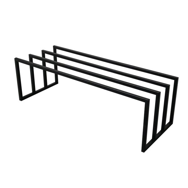 schoenenrek zwart staal vrijstaand