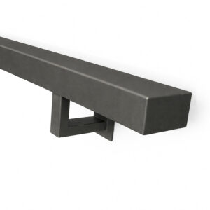 stalen trapleuning vierkant umbra grey